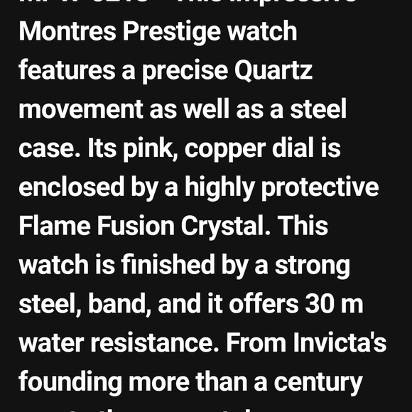 Invicta Silver Watch with Pink Dial